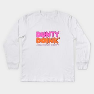 Dunty Doink Kids Long Sleeve T-Shirt